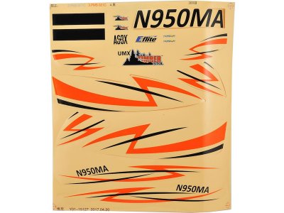 E-flite samolepky: UMX Timber