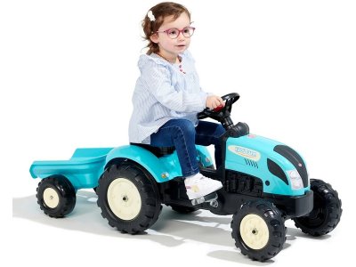 FALK - Šlapací traktor Kiddy Farm s vlečkou
