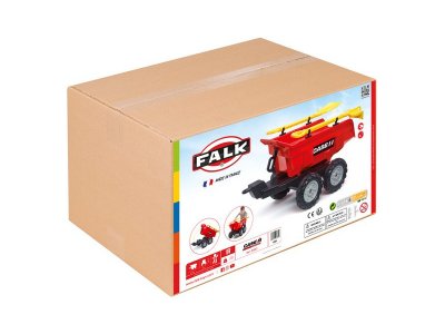 FALK - Vlečka Claas Maxi sklápěcí s nářadím