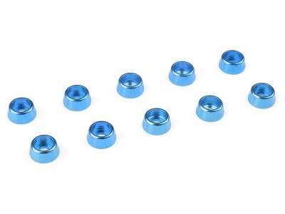 Podložka pro válc. hlavu M2.5/7mm hliník modrá (10)