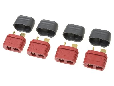 Konektor zlacený Deans s krytem samice (4)