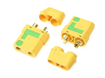 Konektor zlacený XT-90S Anti Spark samice (2)