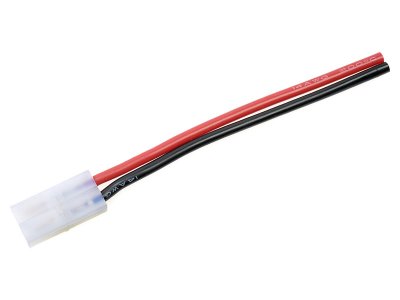 Konektor Tamiya samec s kabelem 14AWG 12cm