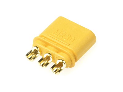 Konektor zlacený MR-30 s krytem samice (4)