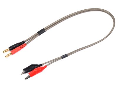 Nabíjecí kabel Pro - krokodýlky 14AWG 40cm