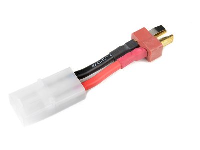 Konverzní kabel Tamiya samec - Deans samec 14AWG
