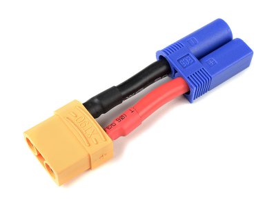 Konverzní kabel EC5 samec - XT-90 samice 10AWG