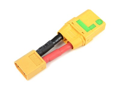 Konverzní kabel XT-60 samec - XT-90 Anti-Spark samice 12AWG