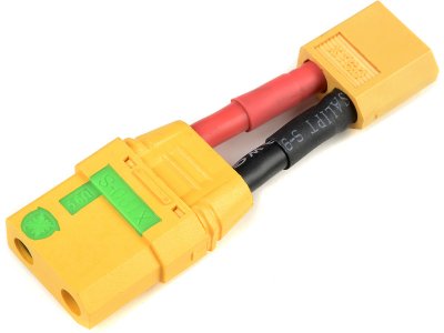 Konverzní kabel XT-60 samec - XT-90 Anti-Spark samice 12AWG