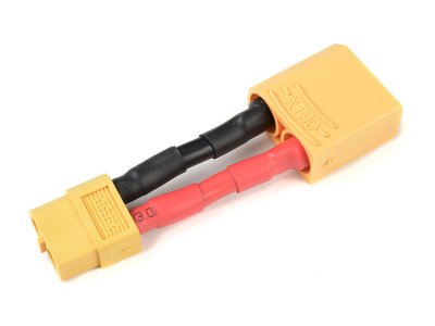 Konverzní kabel XT-60 samice - XT-90 samec 12AWG