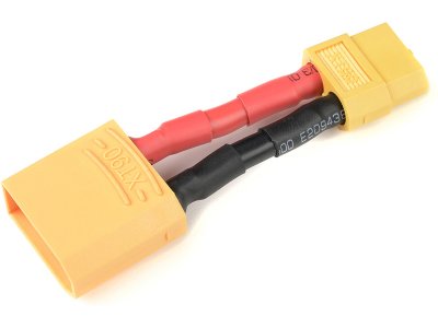 Konverzní kabel XT-60 samice - XT-90 samec 12AWG