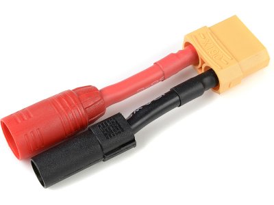 Konverzní kabel XT-90 samice - AS-150 / XT-150 10AWG