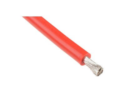 Kabel se silikonovou izolací Powerflex 12AWG červený (1m)