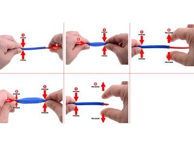 Ochranný kabelový oplet 8mm červený (1m)