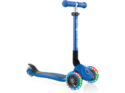 Globber - Koloběžka Junior skládací Lights modrá