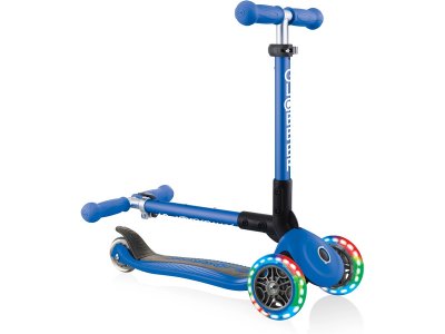 Globber - Koloběžka Junior skládací Lights modrá