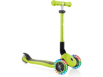 Globber - Koloběžka Junior skládací Lights zelená
