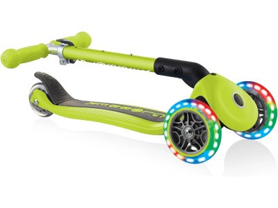 Globber - Koloběžka Junior skládací Lights zelená