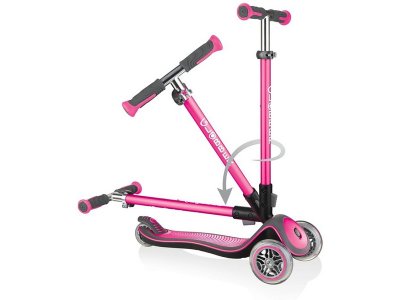 Globber - Koloběžka Elite Deluxe Deep Pink