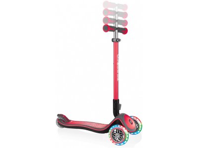 Globber - Koloběžka Elite Deluxe Lights Navy Blue