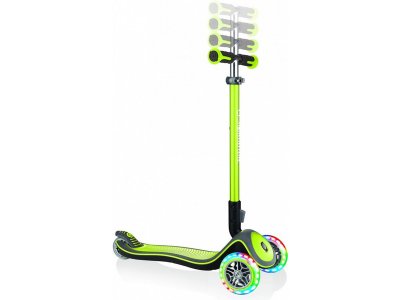 Globber - Koloběžka Elite Deluxe Lights Red