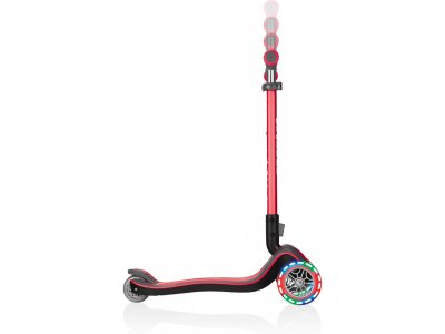Globber - Koloběžka Elite Deluxe Lights Red