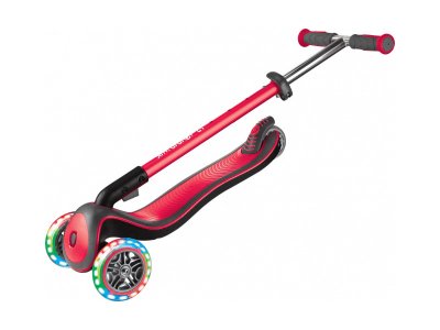 Globber - Koloběžka Elite Deluxe Lights Red