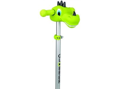 Globber - Hlavička ozdobná na koloběžku Dino Lime Green
