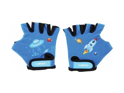 Globber - Dětské ochranné rukavičky XS Rocket Navy Blue