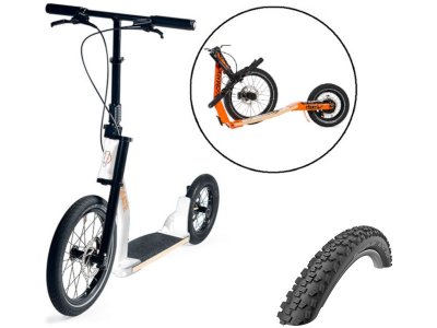 GoMate koloběžka staep TR2 Offroad bílá