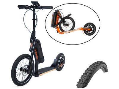 GoMate elektro koloběžka staep ER2 PLUS Offroad černá