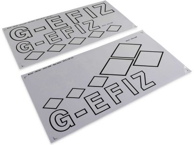 Hangar 9 samolepky: Pitts S2B