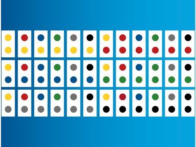 HUBELINO Duhové domino