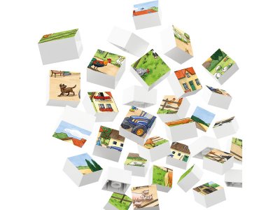 HUBELINO Puzzle - Život na farmě