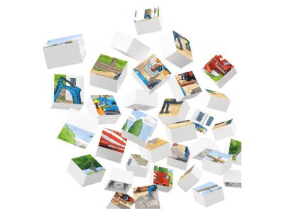 HUBELINO Puzzle - Na staveništi
