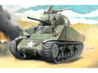 Italeri Wargames - M4 Sherman 75mm (1:56)