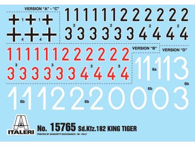 Italeri Sd. Kfr. 182 Tiger ll (1:56)