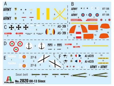 Italeri Bell OH-13 Sioux Corean War (1:48)