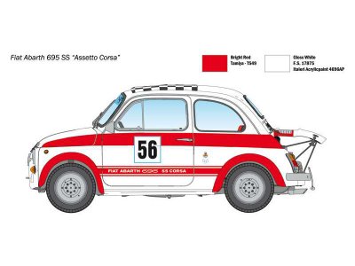Italeri Fiat Abarth 695SS/Assetto Corsa (1:12)