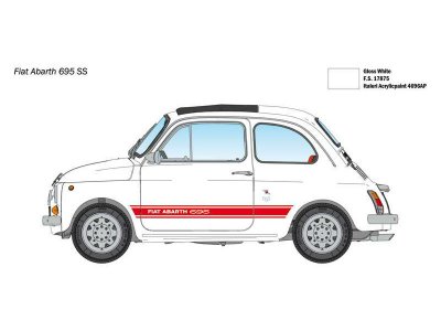 Italeri Fiat Abarth 695SS/Assetto Corsa (1:12)