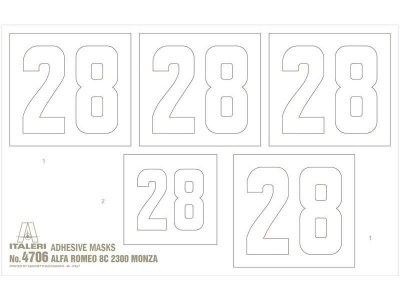 Italeri Alfa Romeo 8C 2300 Monza (1:12)