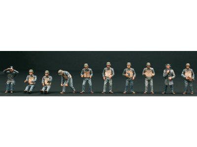 Italeri figurky - SCHNELLBOOT CREW (1:35)