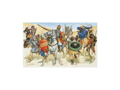 Italeri figurky - SARACENS WARRIOS (XIth CENTURY) (1:72)