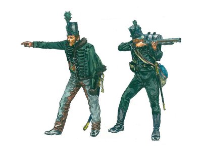 Italeri figurky - NAPOLEONIC WARS - BRITISH 95th rgt. (1:72)