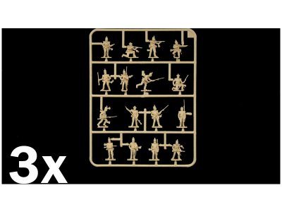 Italeri figurky - NAPOLEONIC WARS - BRITISH 95th rgt. (1:72)