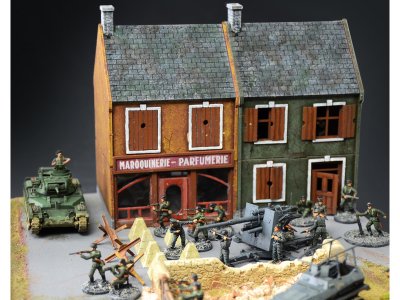 Italeri diorama bitva o Arras 1940 - Rommelův útok (1:72)