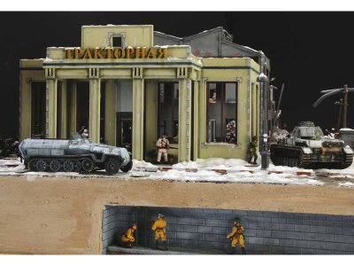 Italeri diorama obležení Stalingradu 1942 (1:72)