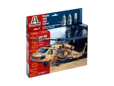 Italeri Model Set UH 60 Desert Hawk (1:72)