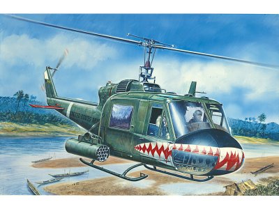 Italeri Model Set UH-1C GUNSHIP (1:72)