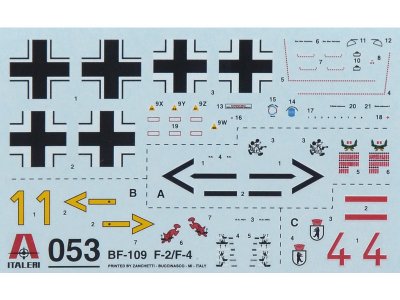 Italeri Model Set BF-109F (1:72)